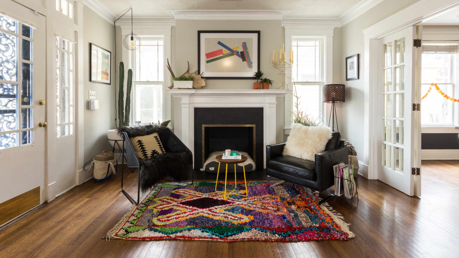 I Took a Risk on a Super Colorful Area Rug for Under $100, and Boy